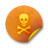 Orange sticker badges 283 Icon